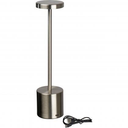 Stainless steel table lamp with rechargeable battery ANNETTE