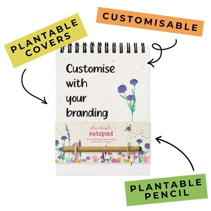 A6 Plantable Notepad with Pencil