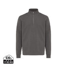 IQONIQ Elgon recycled cotton quarter zip sweater