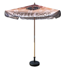 2m Square Wooden Parasol