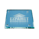 10cm Jade Glass Square Coaster E163007