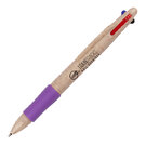 WHEAT QUAD 4 COLOUR BALL PEN E160804