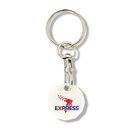 Express Promotional Trolley Coin Key Ring E1615105