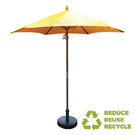 2.5m Round Wooden Eco Parasol E1610903
