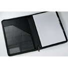 Melbourne A4 Zipped Folder in Black E167905