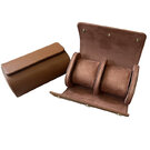 Smooth Leather Dual Watch Holder E162504