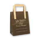 Kraft Paper Bag with Flat Tape Handle E169002