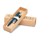 Reborn Recycled Aluminium Bamboo Accented Pen & Torch Gift Set E161903