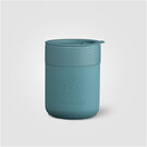 Obsidian - 295ml Matte Ceramic and Silicone Mug with Lid E163803