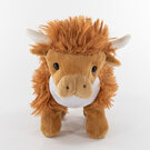 Highland Cow with white Bandana E1612802