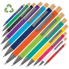 pen made from recycled aluminium with bamboo pusher ROSARIO