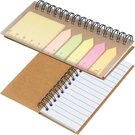 Sticky note set with spiral pad ZOE