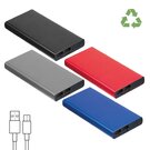 powerbank made from recycled aluminium 10.000 mAh GIORGIA