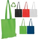 Cotton bag with long handles made from recycled cotton and RPET GLEN