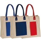 Canvas shopper with long handles RODOLFO