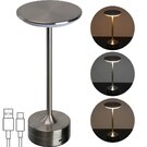 Stainless steel table lamp SYLWAN