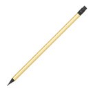Pencil with eraser in metallic colors JAMES