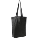 Fairtrade cotton bag with bottom fold PIOTR
