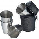 4 stainless steel cups FILIPPO