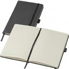 A5 notebook with recycled leather cover TRACY