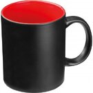 Black mug with colored inside ZANE