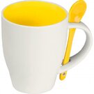Ceramic cup with a spoon ARMANDO
