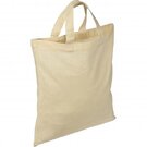 Cotton bag with short handles KERSTIN