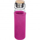 Glass bottle with neoprene sleeve, 600ml RAMONA