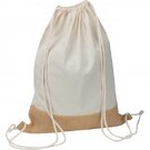 Gymbag with jute bottom EWELINA