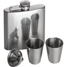 Hipflask set with 2 cups FAITH