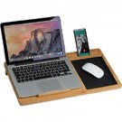 Laptop tray with mousepad and mobile phone holder HIPOLIT