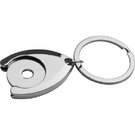 Metal keyring with shopping chip TERRENCE