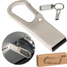 Metal USB stick with carabiner - 8GB DONALD