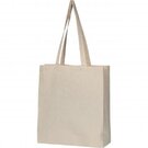 Organic cotton bag with bottom fold ADAM