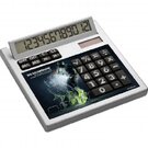 Own-design desk calculator with insert without holes GENEVIEVE