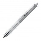 Plastic ball pen with sparkling grip zone REX