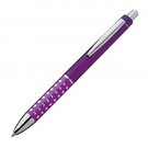 Plastic ball pen with sparkling grip zone REX