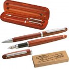 Rosewood pen set in stylish case JONATHAN