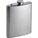 Stainless metal hip flask BELLA