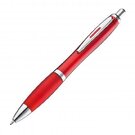 Ball pen with colored transparent shaft MELISSA