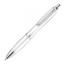 Ball pen with colored transparent shaft MELISSA