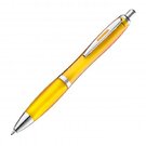 Ball pen with colored transparent shaft MELISSA