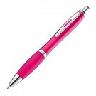 Ball pen with colored transparent shaft MELISSA
