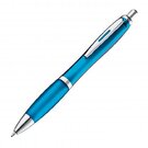 Ball pen with colored transparent shaft MELISSA