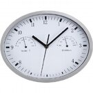 Wall clock with hygrometer, thermometer and click system HENRY
