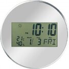 Wall clock with digital display TEOBALD