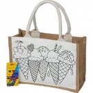 Jute cotton bag for colouring in ELISA