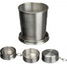 Foldable stainless steel drinking cup HEATHER