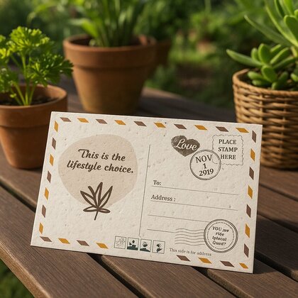 Seeded Paper Postcards A7 (1PP)