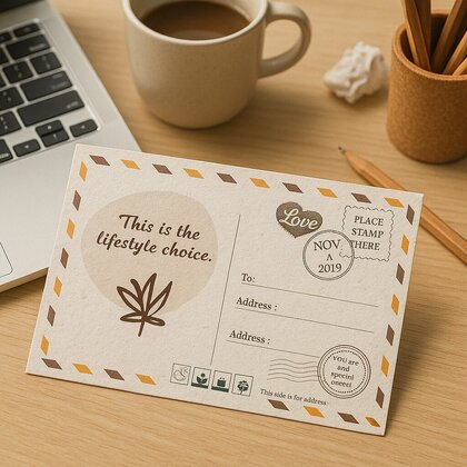 Seeded Paper Postcards A7 (1PP)